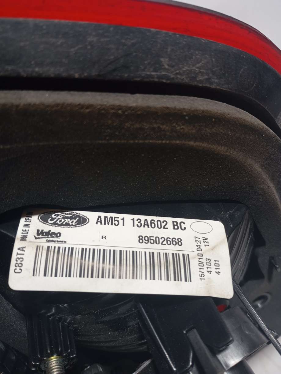 Baklykt høyre indre til Ford C-Max 2010-2015 (Type II, Fase 1)  (89502668|)