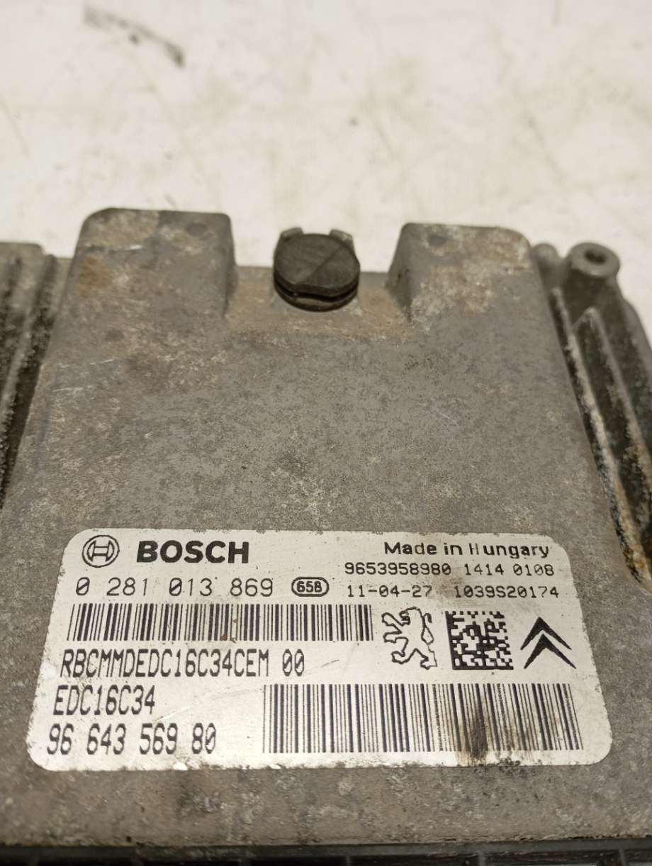 Styreenhet motor til Citroën Jumpy 2007-2016 (Type II) (rbcmmdedc16c34cem|0281013869|9664356980)
