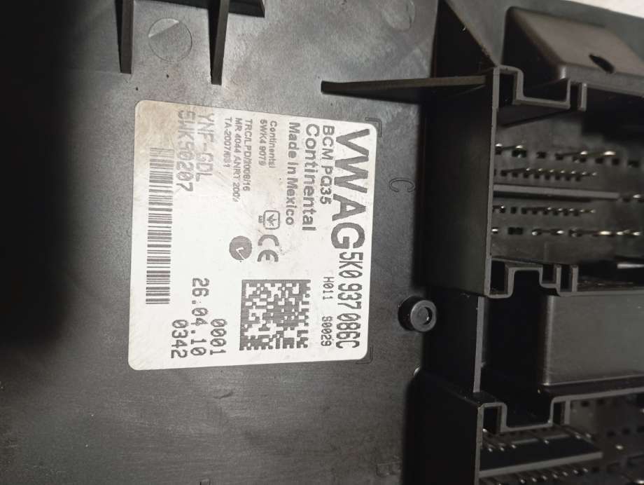 Styreenhet comfort (BCM) til VW Golf VI 2008-2012 (|5k0937086c)