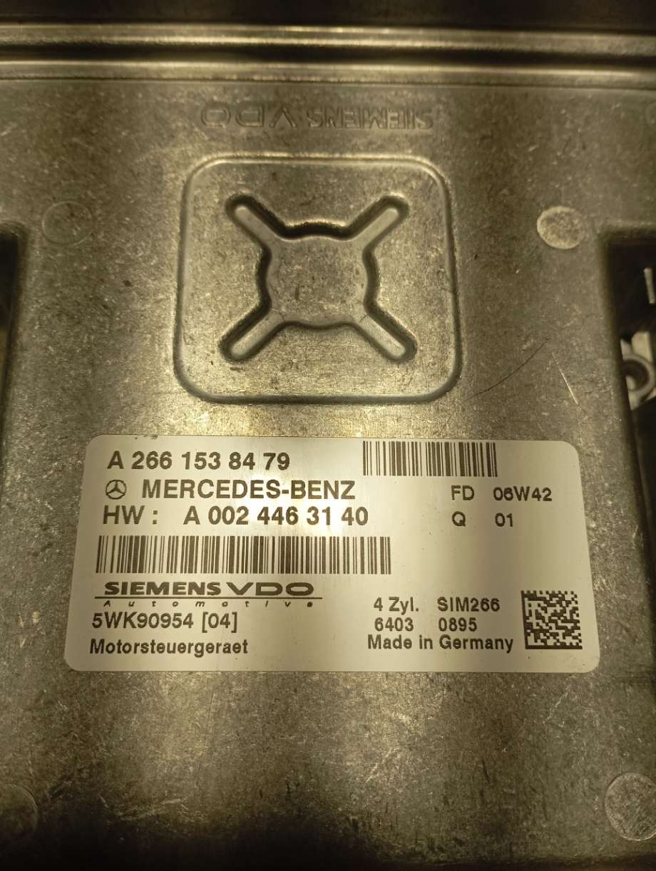 Styreenhet motor til Mercedes B-Klasse 2005-2008 (Fase 1) (W245) (W245) (MERCEDES||a2661538479|a0024463140)