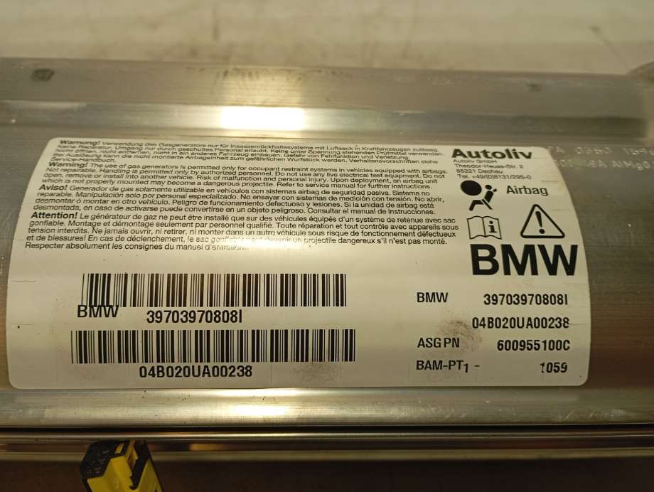 Airbag passasjer til BMW 5-Serie 2003-2010 (E60/E61) (E60/E61) (|39703970808l)