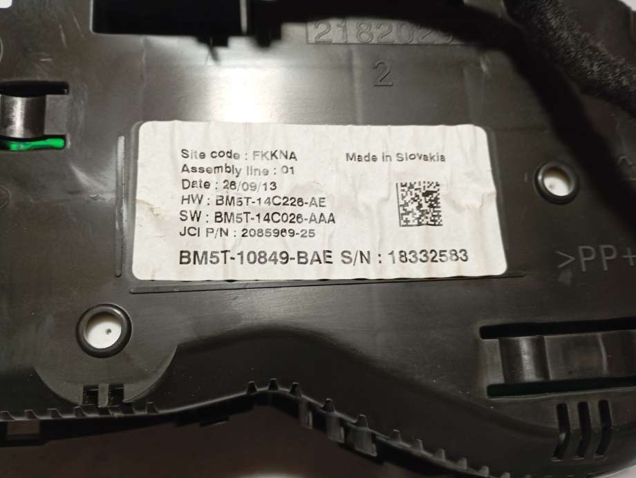 Speedometer til Ford Focus 2011-2014 (Type III, Fase 1) (FORD||bm5t10849bae)