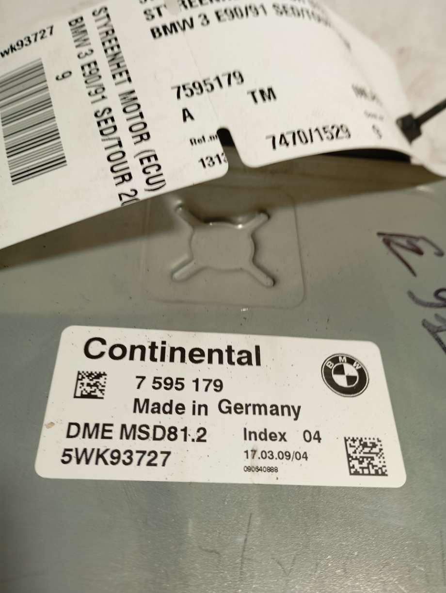 Styreenhet motor til BMW 3-Serie 2005-2011 (E90/E91/E92/E93) (E90/E91/E92/E93) (5wk93727|7595179|)