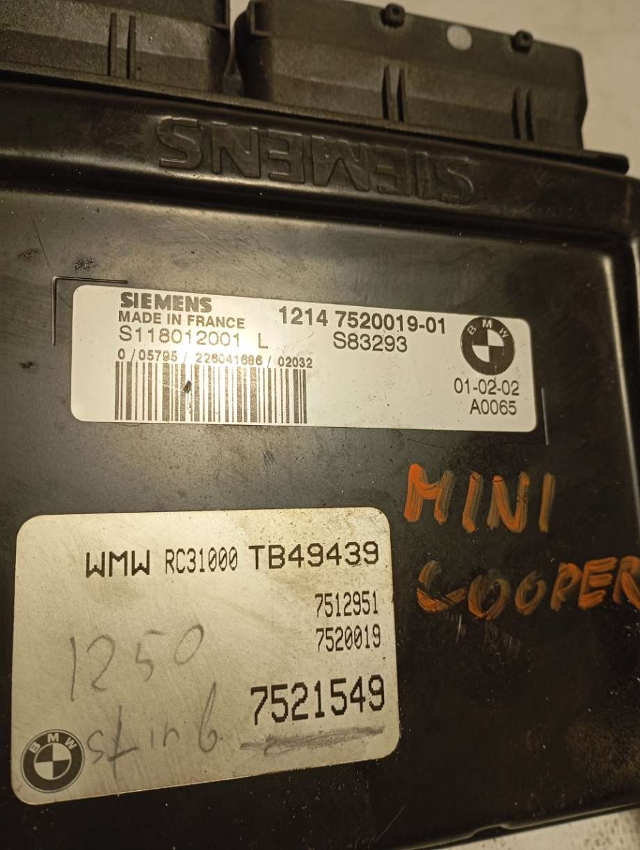 Styreenhet motor til Mini One/Cooper 2001-2007 (R50-53) (R50-53) (|1214752001901)