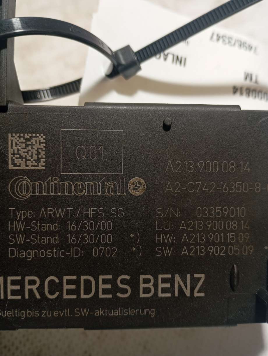 Styreenhet diverse til Mercedes S-Klasse 2013-2020 (W222) (W222) (|a2139000814)