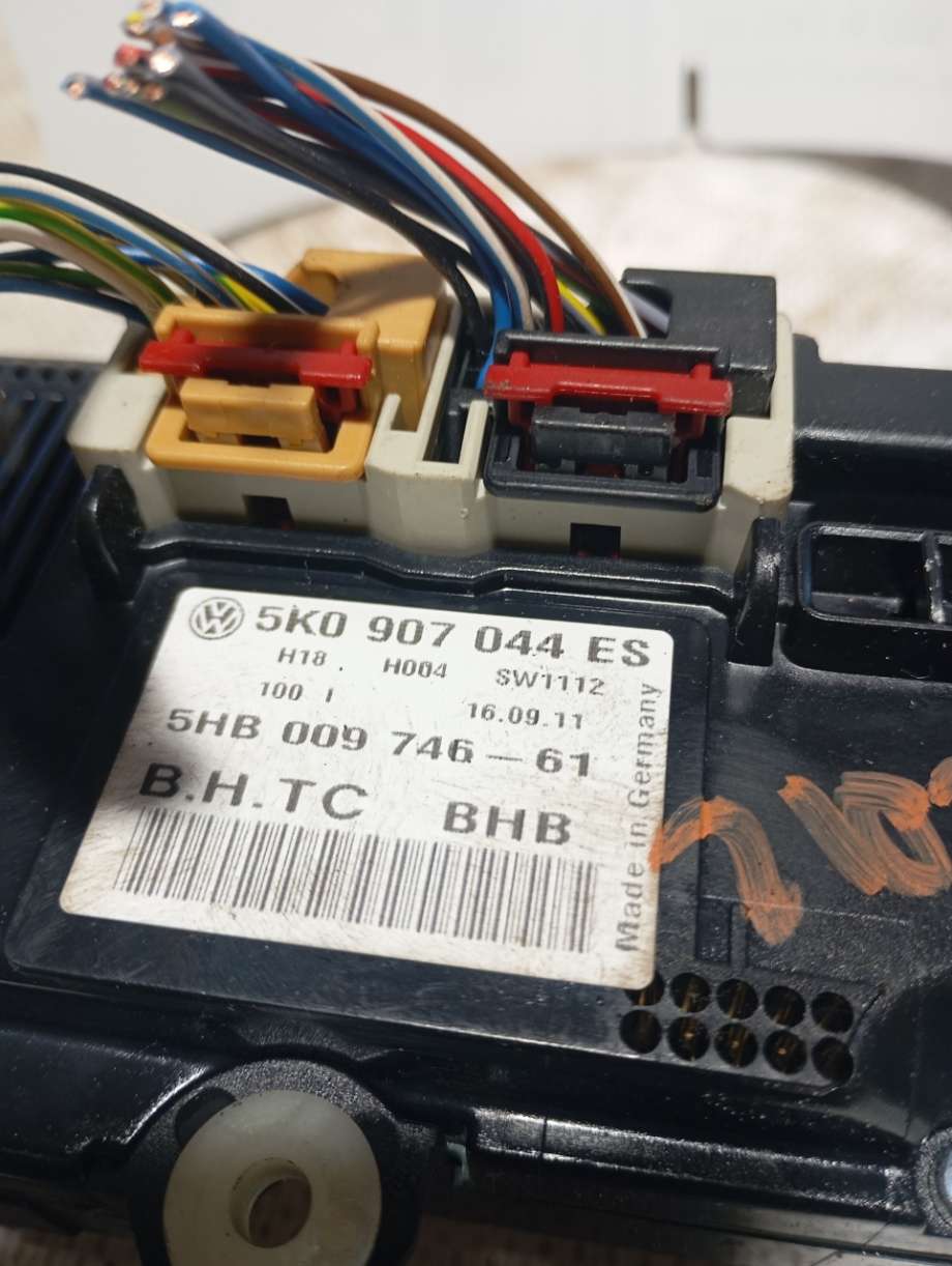 Varmeapparat betjening til VW Golf VI 2008-2012  (|5k0907044es)