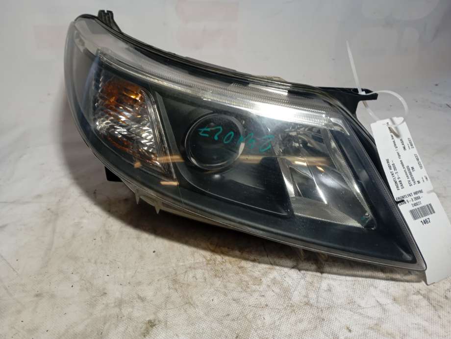 Frontlykt høyre xenon til Saab 9-3, 2008-2011 (Type II, Fase 2)  (SAAB|)