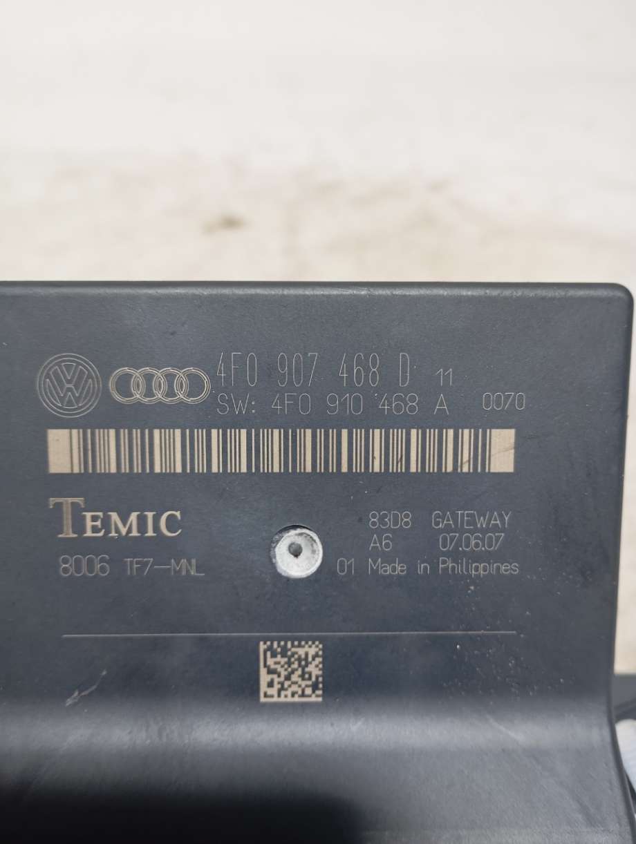 Styreenhet diverse til Audi A6 2005-2008 (Type III, Fase 1) (C6) (C6) (|4f0907468d)