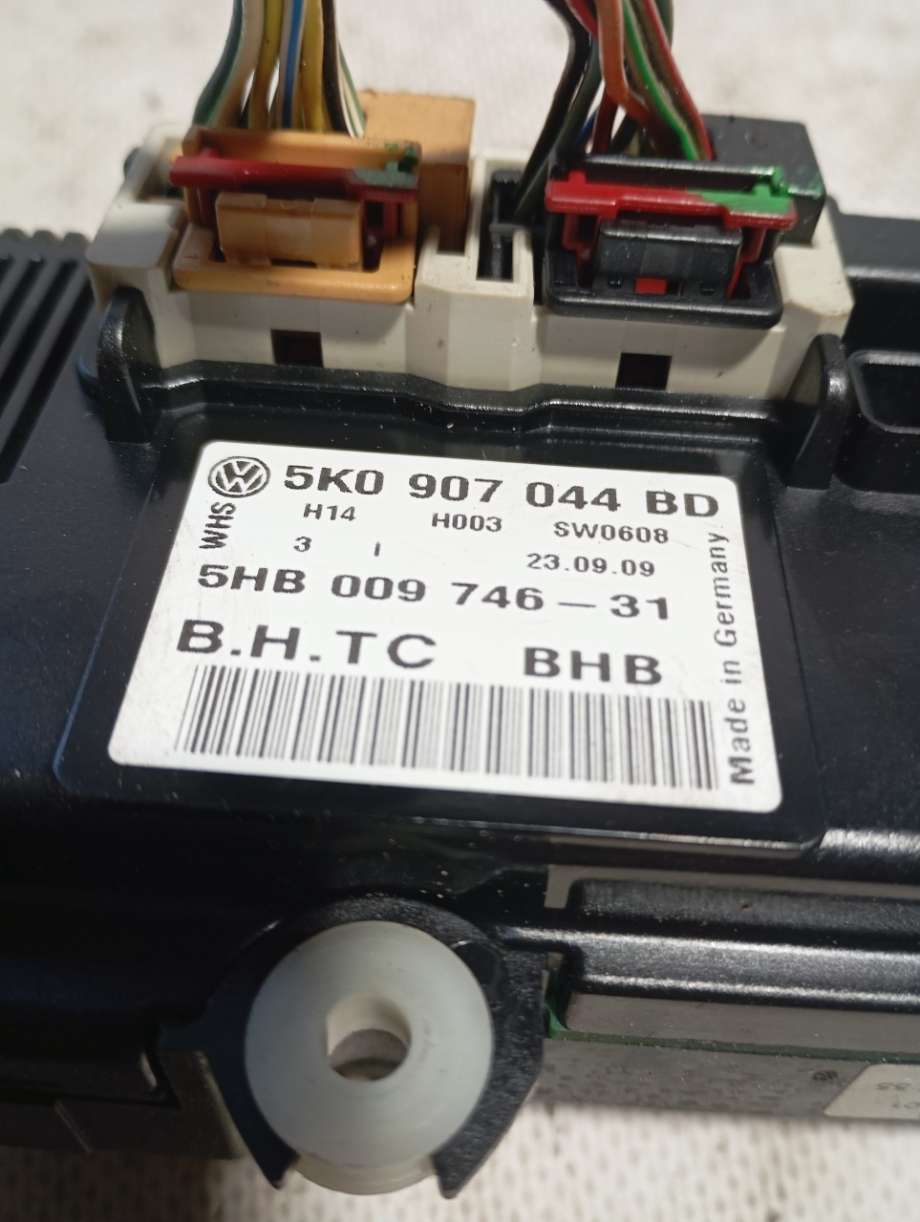 Varmeapparat betjening til VW Golf VI 2008-2012  (|5k0907044bd)