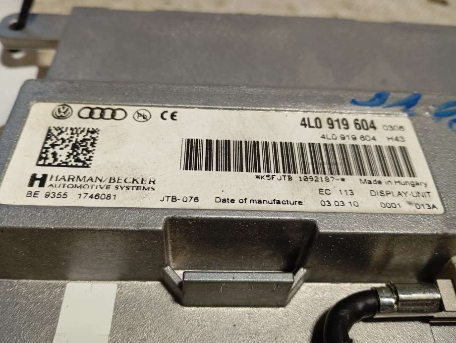 Instrument kjørecomputer til Audi A6 2005-2008 (Type III, Fase 1) (C6) (C6) (|4l0919604)