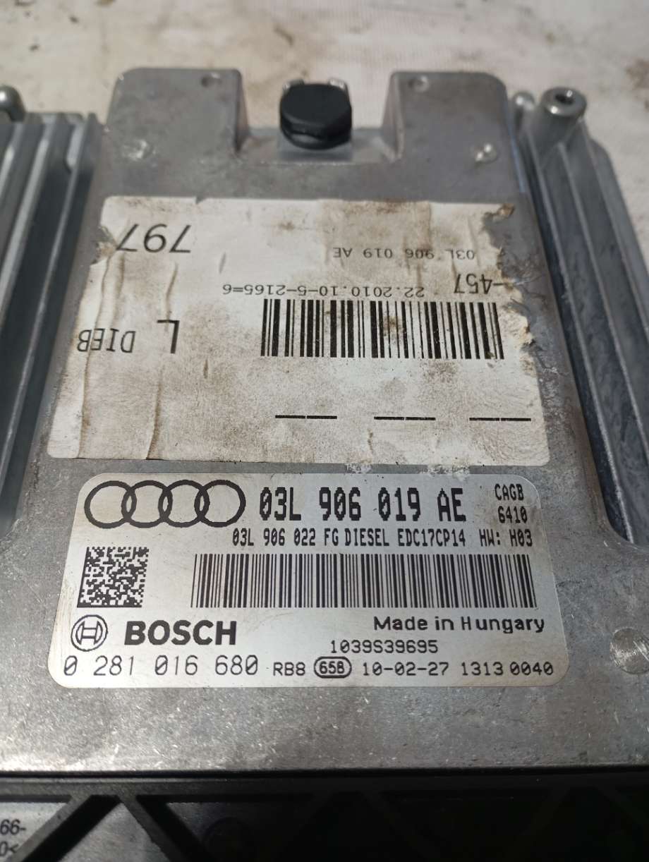Styreenhet motor til Audi A6 2005-2008 (Type III, Fase 1) (C6) (C6) (|03l906019ae)