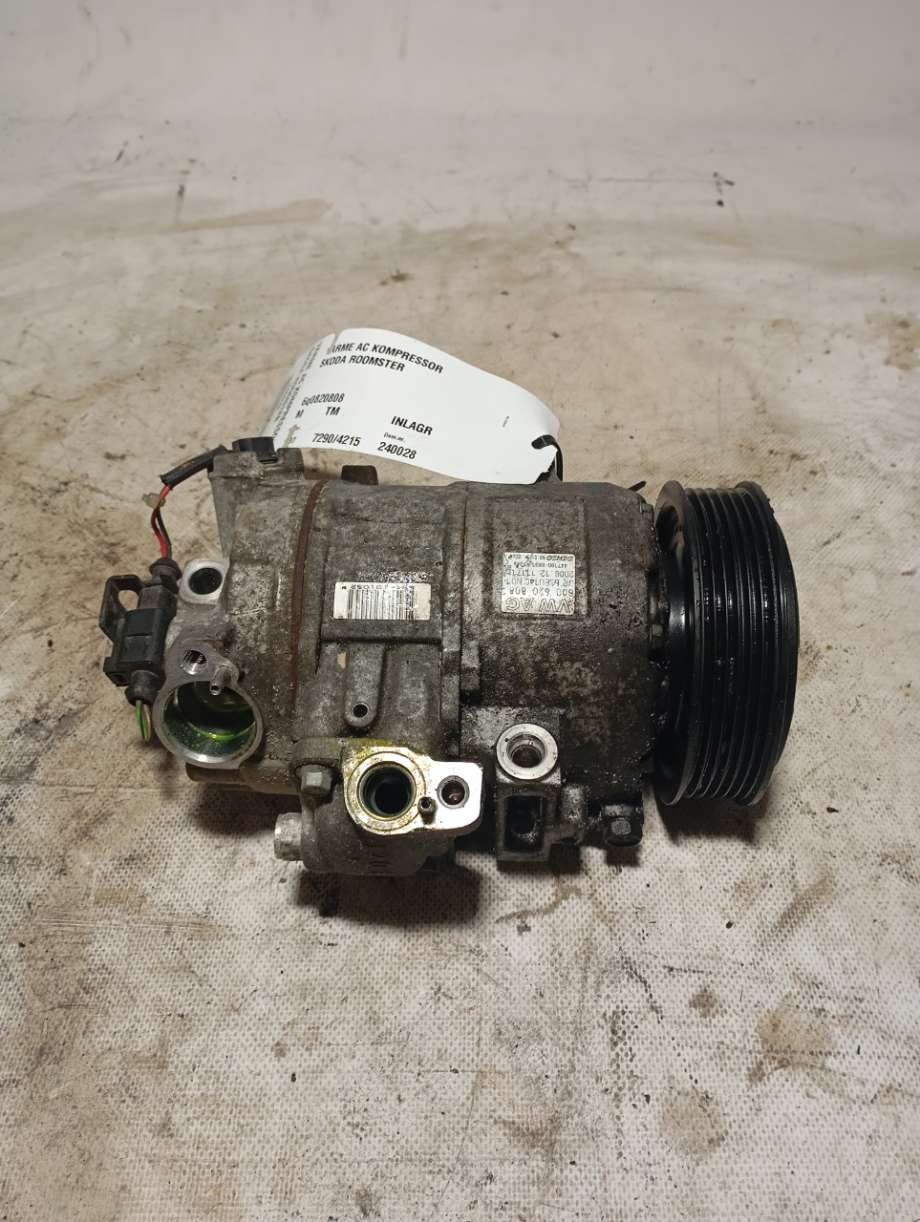 Aircondition kompressor til Škoda Roomster, 2006-2010 (Fase 1)  (SKODA|)