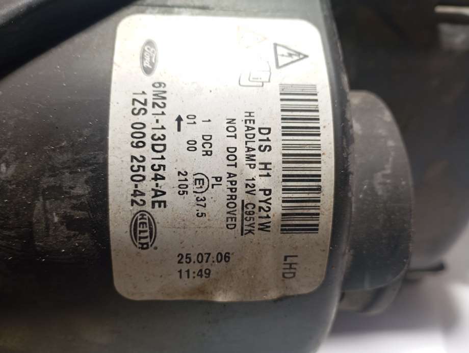 Frontlykt høyre xenon til Ford S-Max 2006-2010 (Type I, Fase 1)  (|6m2113d154ae)