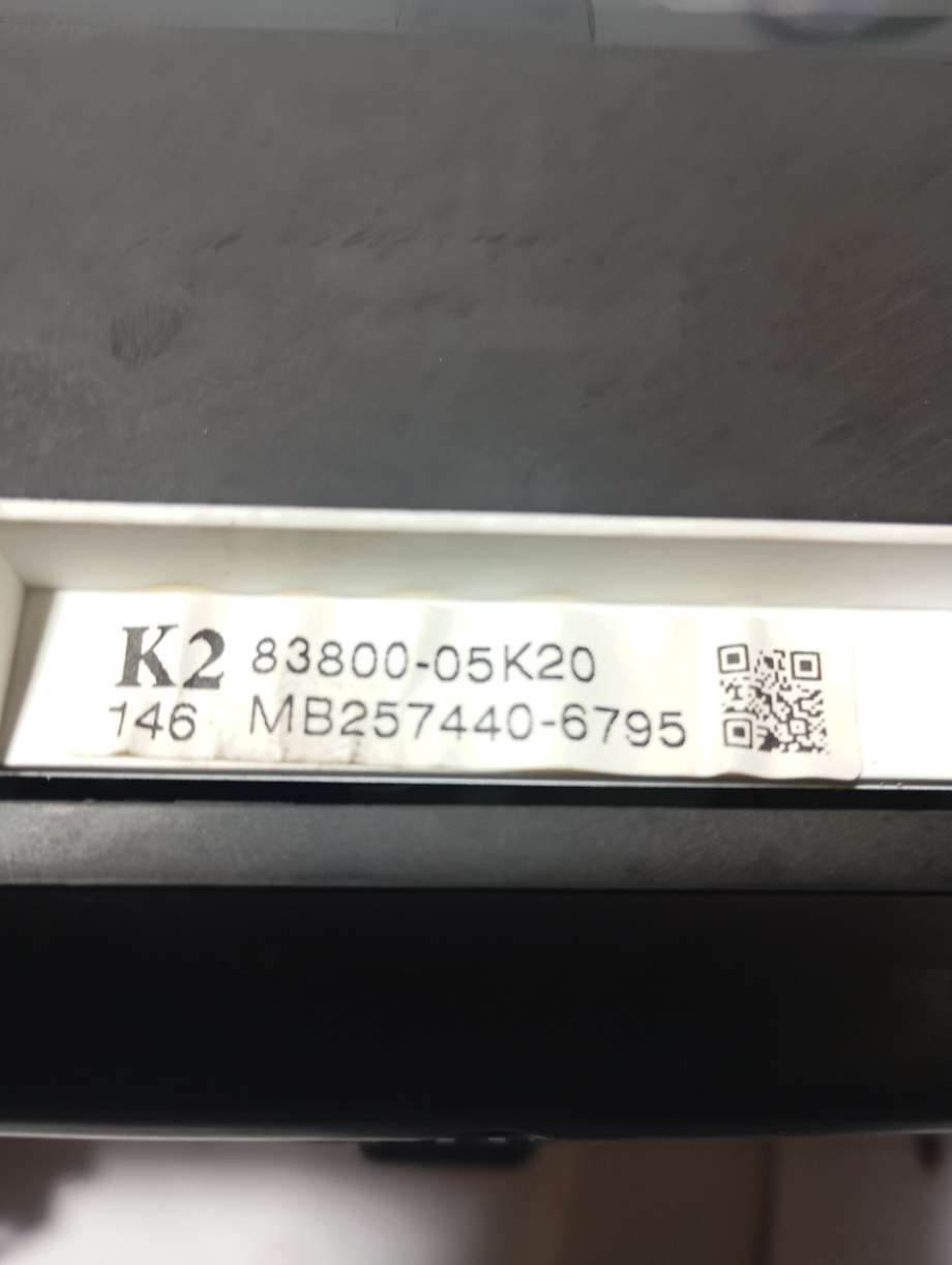 Speedometer til Toyota Avensis 2009-2015 (Type III, Fase 1)  (|8380005k20|mb2574406795)