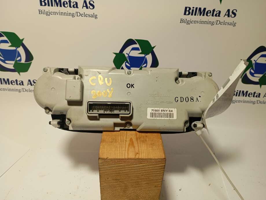 Varmeapparat betjening til Honda CR-V 2007-2012 (Type III)  (|79600swyg4)