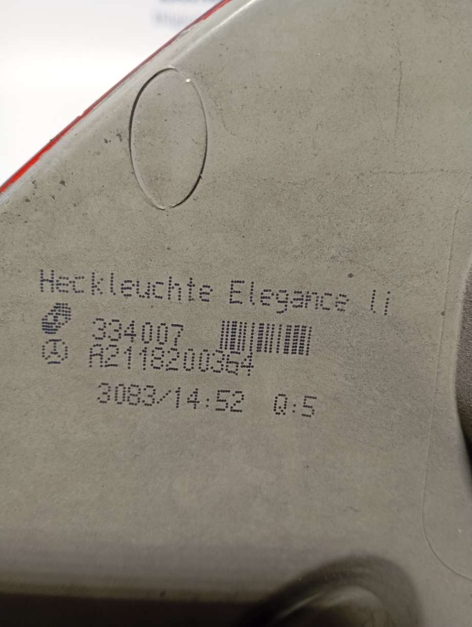 Baklykt venstre til Mercedes E-Klasse 2002-2006 (Fase 1) (W211) (W211) (|a2118200364)