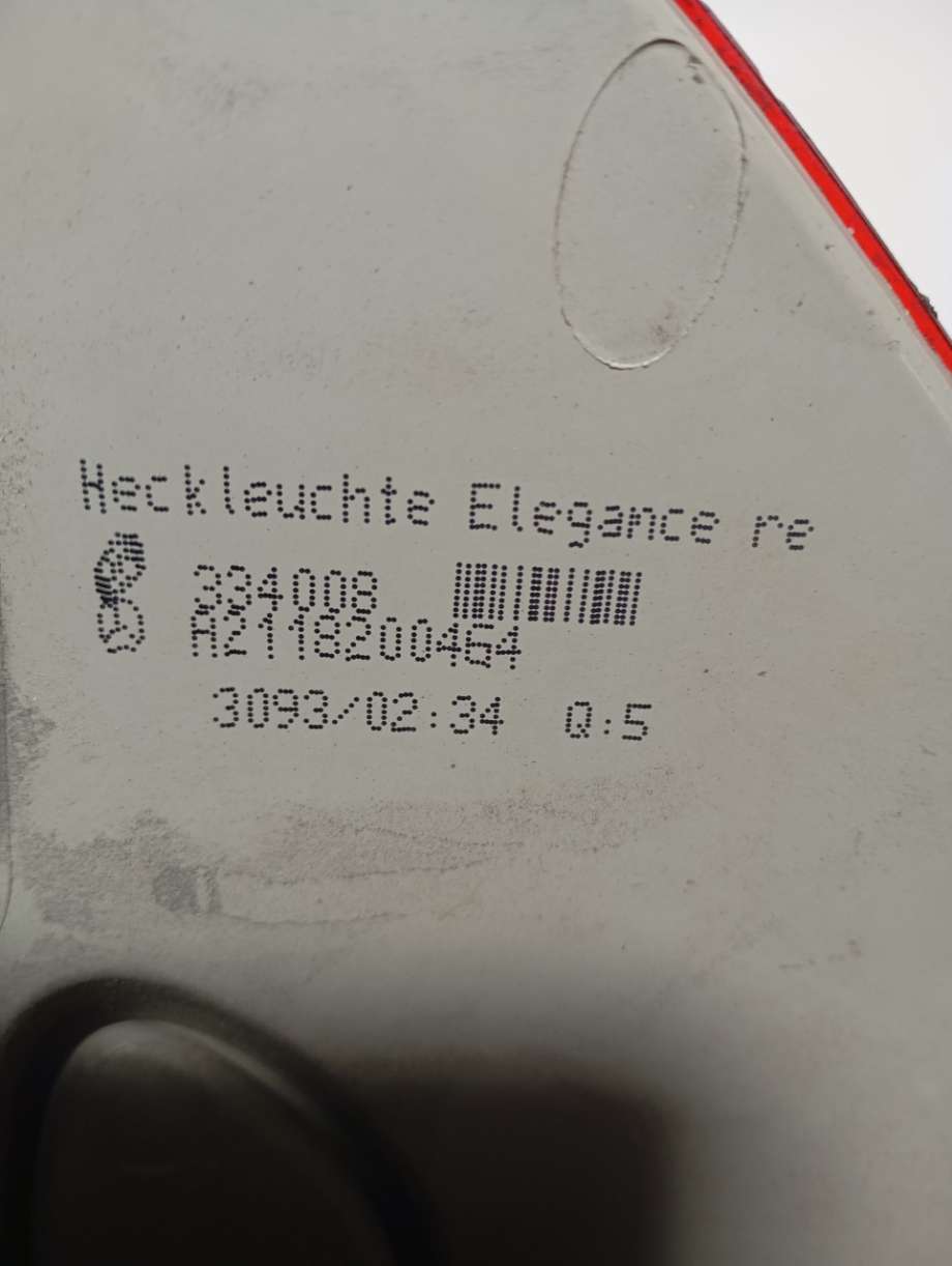 Baklykt høyre til Mercedes E-Klasse 2002-2006 (Fase 1) (W211) (W211) (|a2118200464)