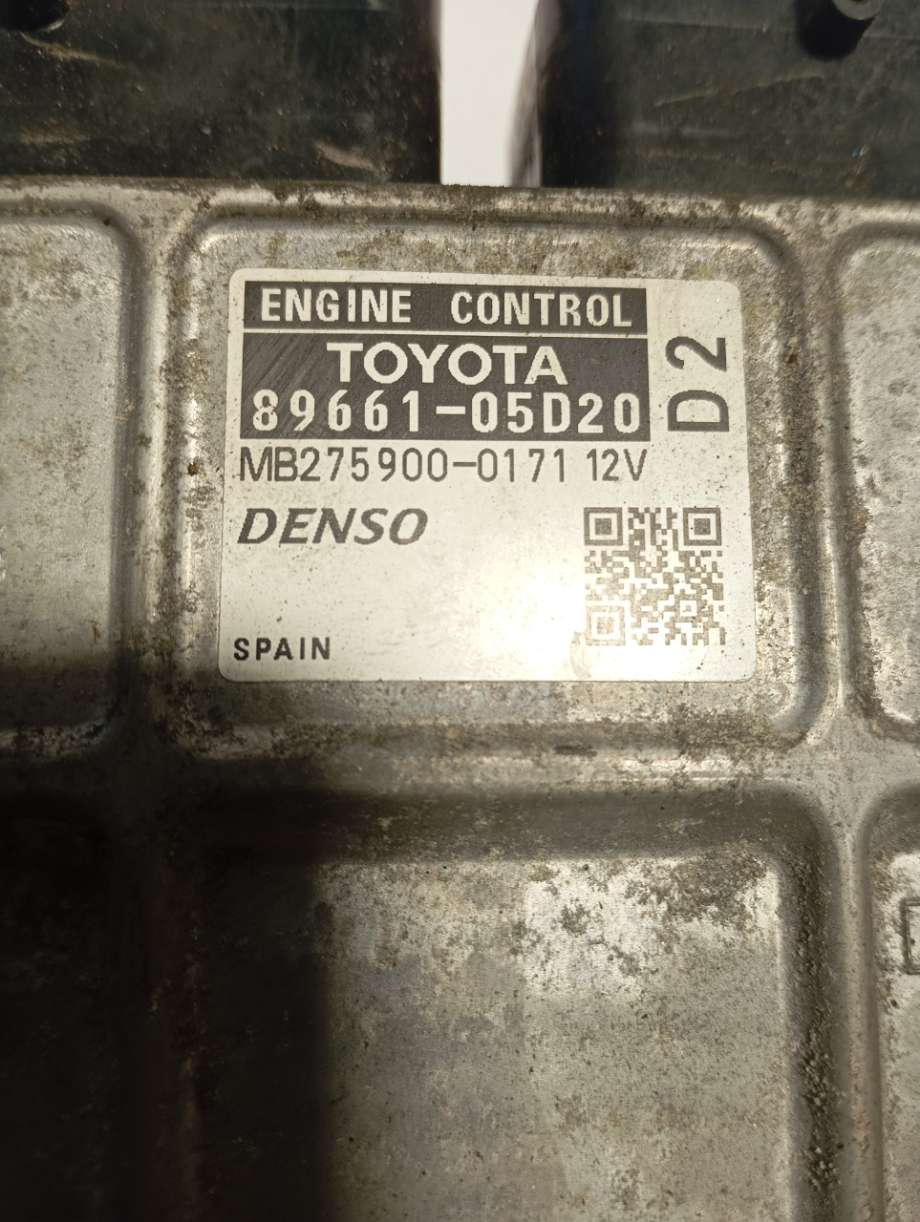 Styreenhet motor til Toyota Avensis 2009-2015 (Type III, Fase 1)  (|8966105d20)