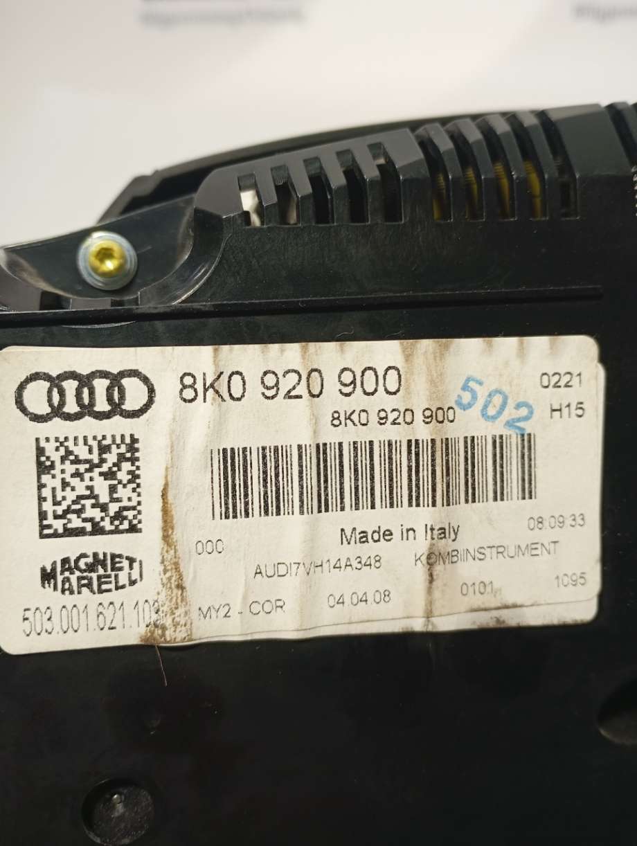 Speedometer til Audi A4 2007-2014 (Type IV) (B8) (B8) (|8k0920900)