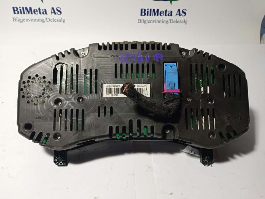 Speedometer til Škoda Octavia 2005-2008 (Type II, Fase 1)  (|1z0920843s)