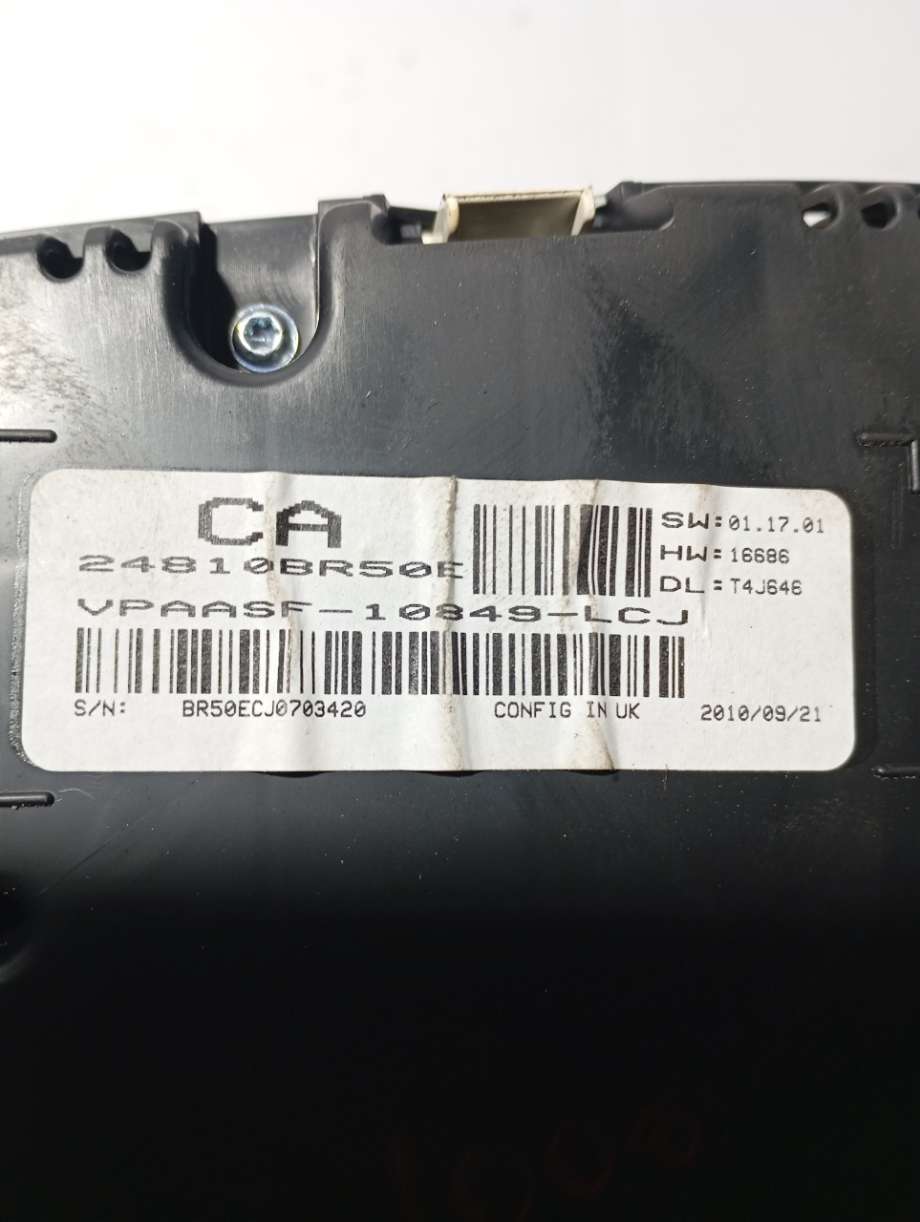 Speedometer til Nissan Qashqai 2010-2014 (Type I, Fase 2)  (|24810br50e)