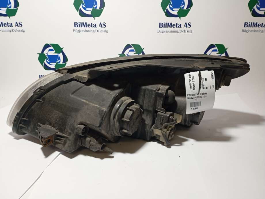 Frontlykt høyre halogen til Mazda 6 2002-2008 (Type I) (|921022lxxx)