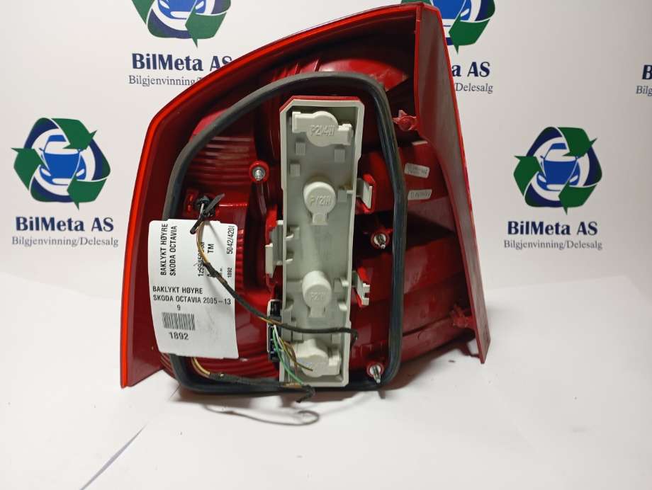 Baklykt høyre til Škoda Octavia 2005-2008 (Type II, Fase 1)  (|1z9945096a)