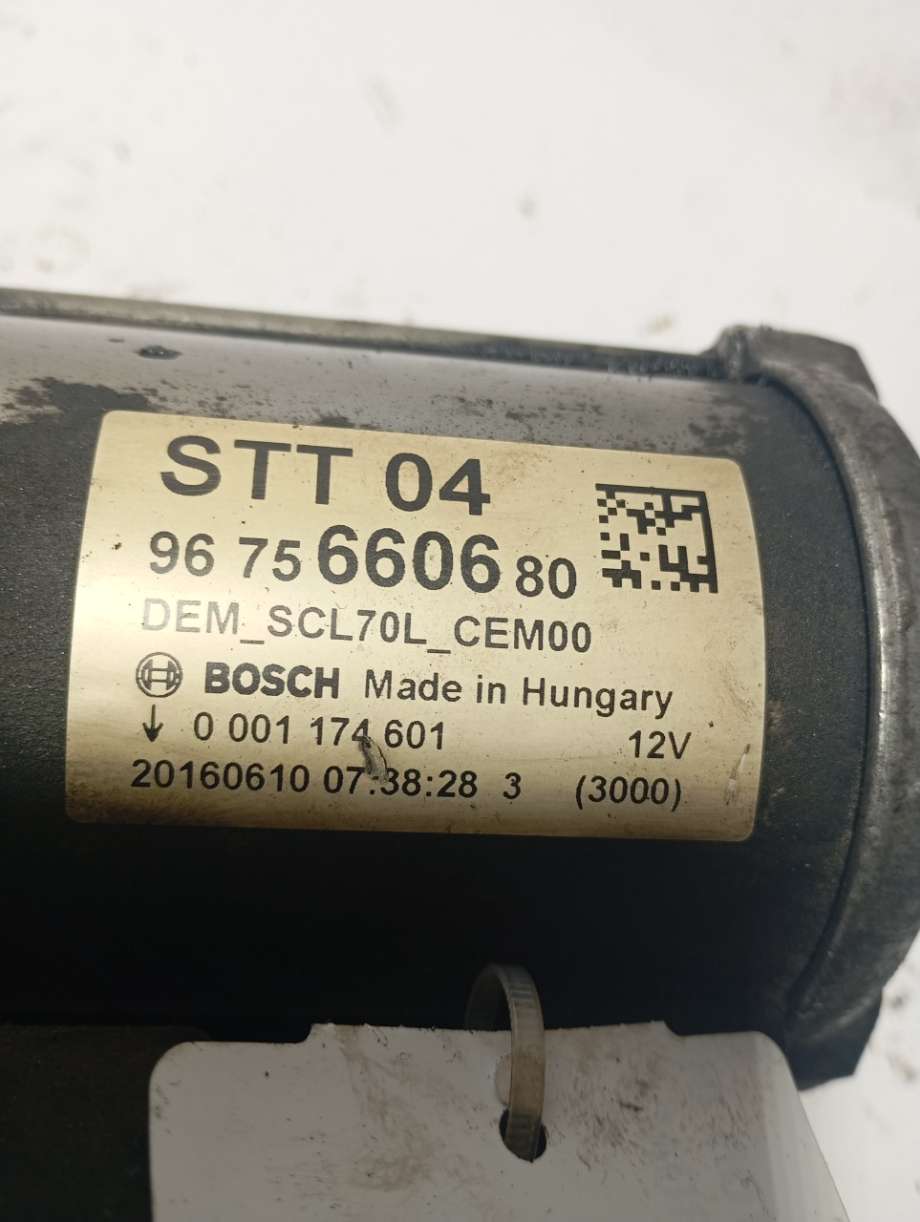 Starter diesel til Toyota Proace 2016-->> (Type II)  (|9675660680)