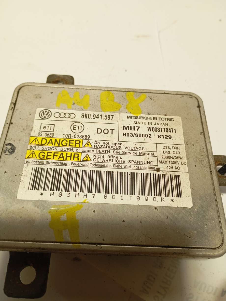 Styreenhet xenon/ballast til Audi A4 2007-2014 (Type IV) (B8) (B8) (|8k0941597)