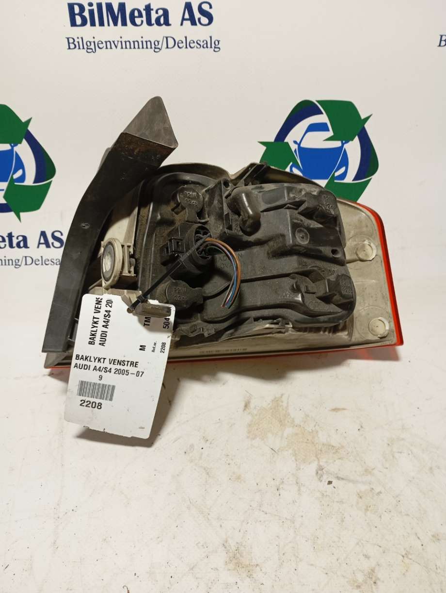 Baklykt venstre til Audi A4 2004-2008 (Type III) (B7) (B7) 