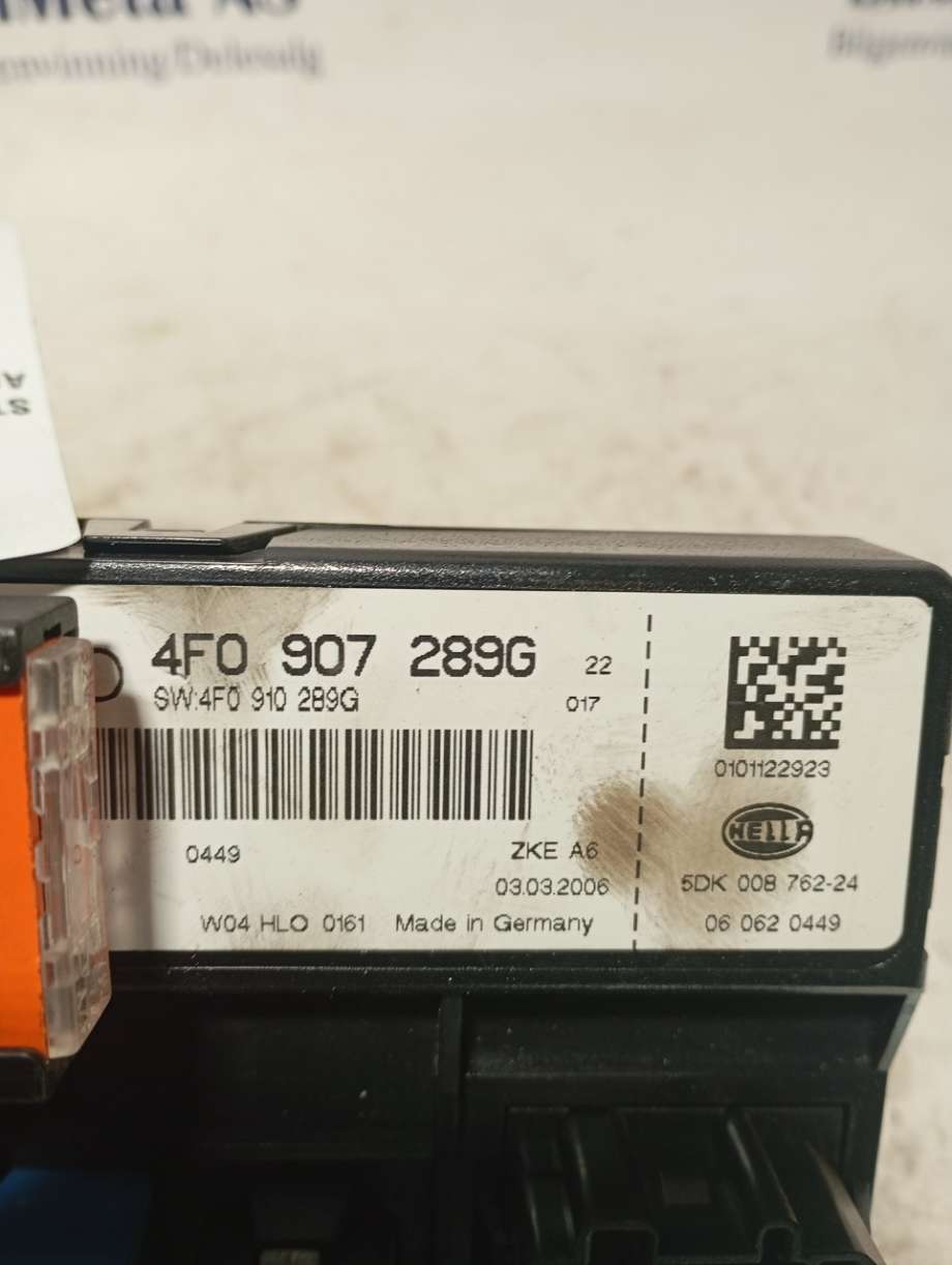 Styreenhet klima/aircondition til Audi A6 2005-2008 (Type III, Fase 1) (C6) (C6) (|4f0907289g)