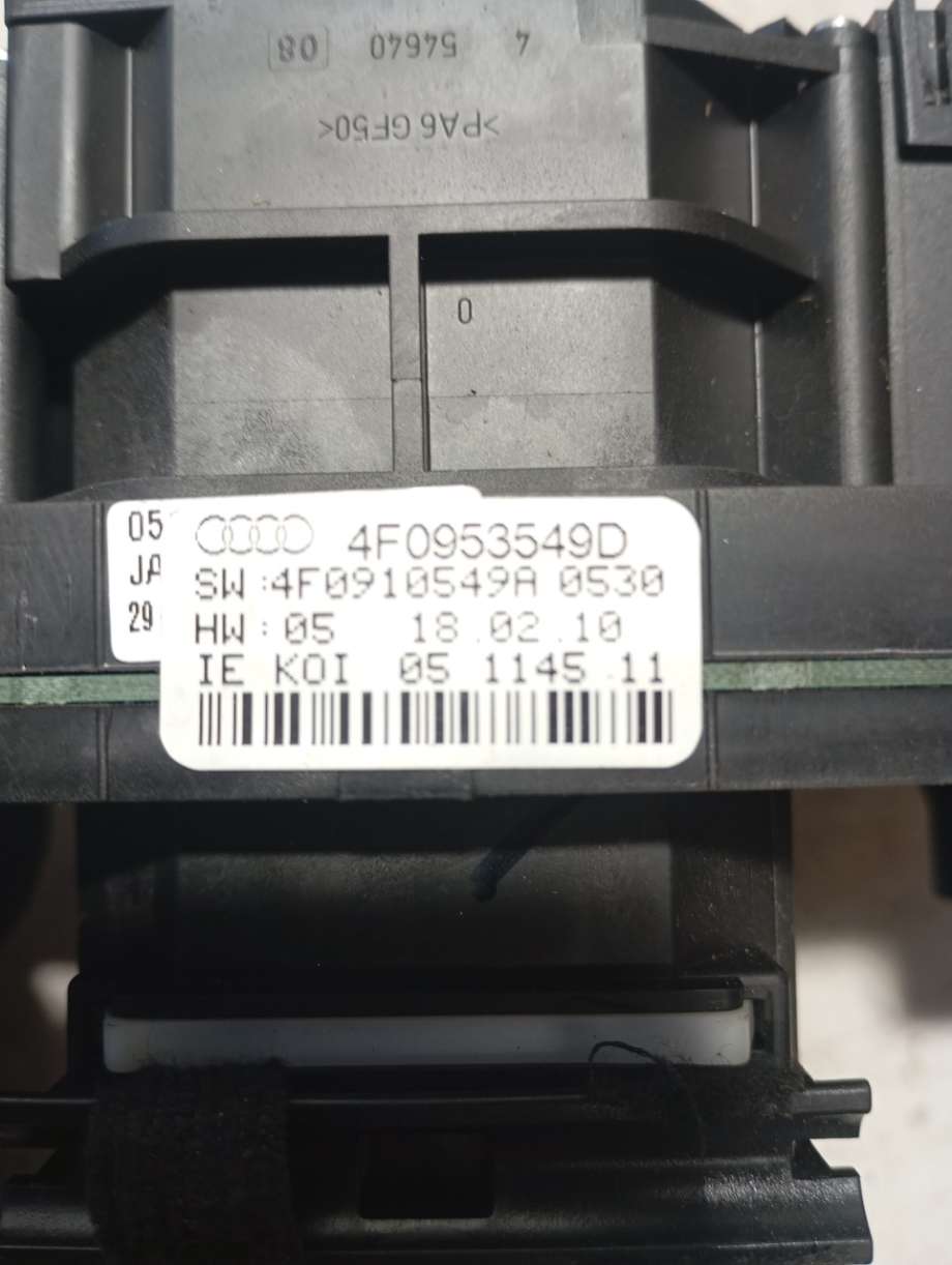 Bryter combi til Audi A6 2005-2008 (Type III, Fase 1) (C6) (C6) (|4f0910549a)