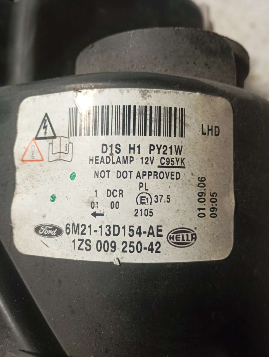 Frontlykt høyre xenon til Ford S-Max 2006-2010 (Type I, Fase 1)  (|6m2113d154ae)
