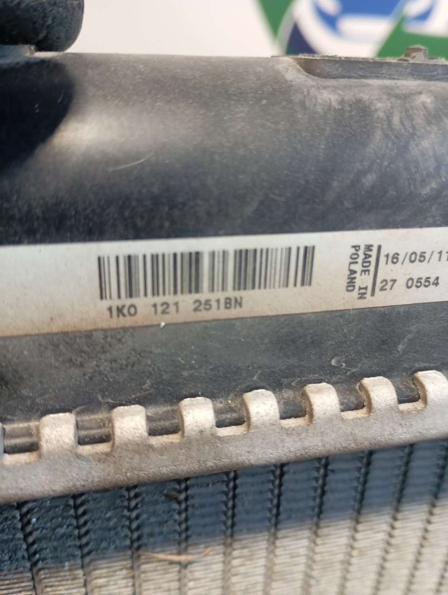 Radiator (manuell gir) til Škoda Octavia 2005-2008 (Type II, Fase 1)  (|1k0121251bn)