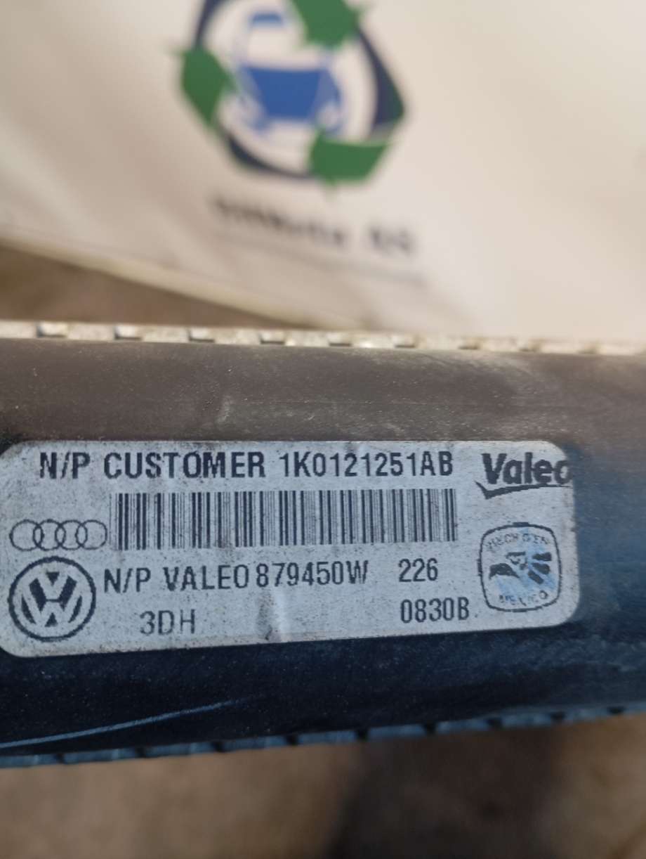 Radiator (manuell gir) til VW Golf VI 2008-2012  (|1k0121251ab)