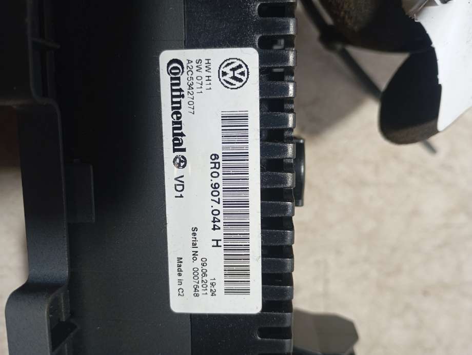 Varmeapparat betjening til VW Polo 2009-2014 (Type V, Fase 1)  (|6r0907044h)