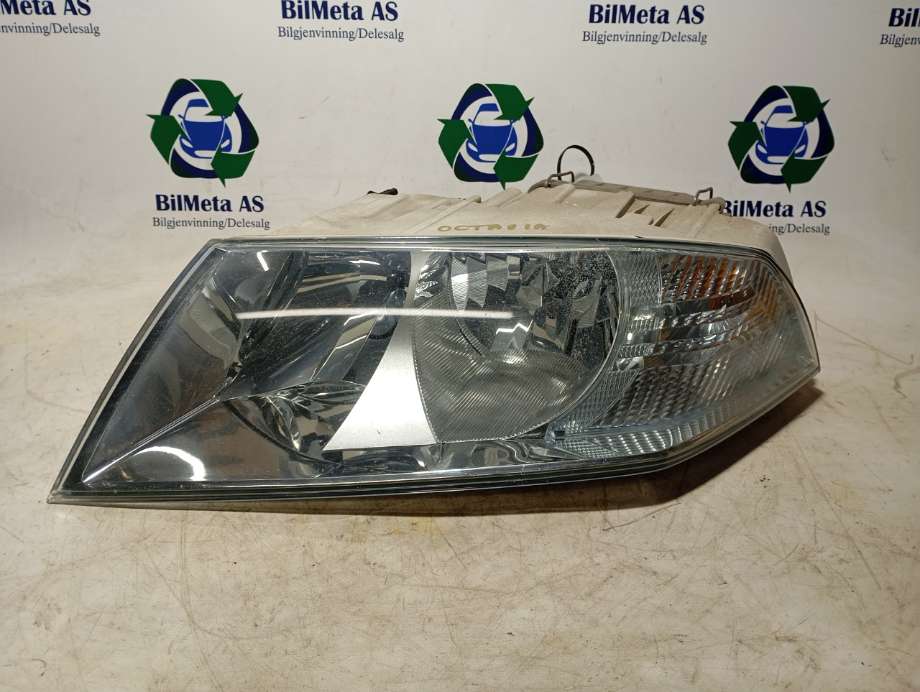 Frontlykt venstre halogen til Škoda Octavia 2005-2008 (Type II, Fase 1)