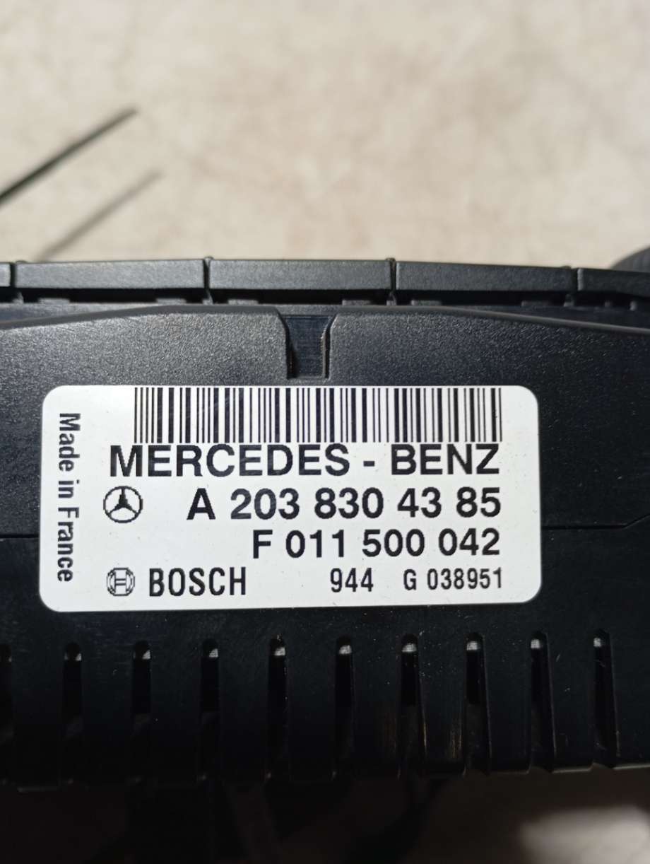 Varmeapparat betjening til Mercedes C-Klasse 2000-2004 (Fase 1) (W203) (W203) (|a2038304385)