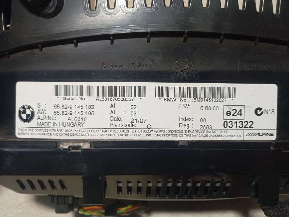 Multimedia display (MCU - Media Controller Unit) til BMW 3-Serie 2005-2011 (E90/E91/E92/E93) (E90/E91/E92/E93) (bm9145102027|)