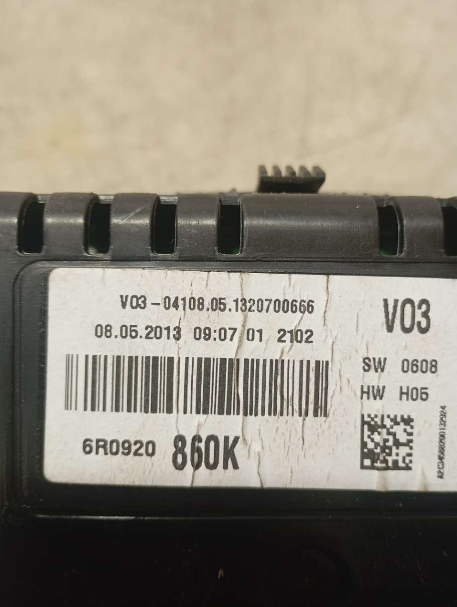 Speedometer til VW Polo 2009-2014 (Type V, Fase 1)  (|a2c53332250)
