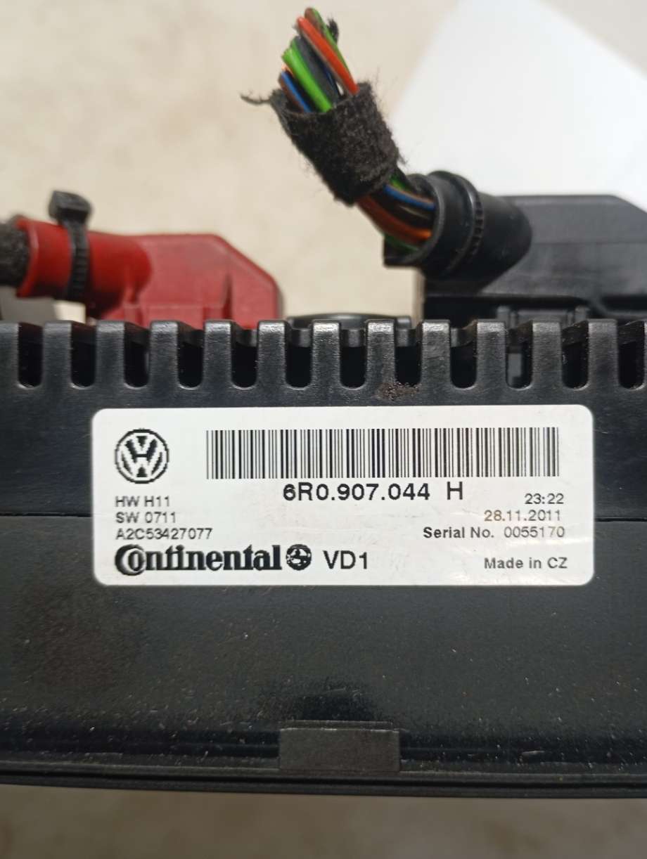 Varmeapparat betjening til VW Polo 2009-2014 (Type V, Fase 1)  (|6r0907044h)