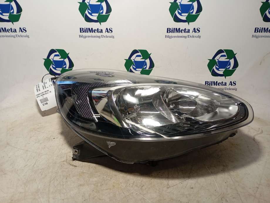 Frontlykt høyre halogen til Opel Adam 2013-2016 (|sbdh9x13005cf|13354577)