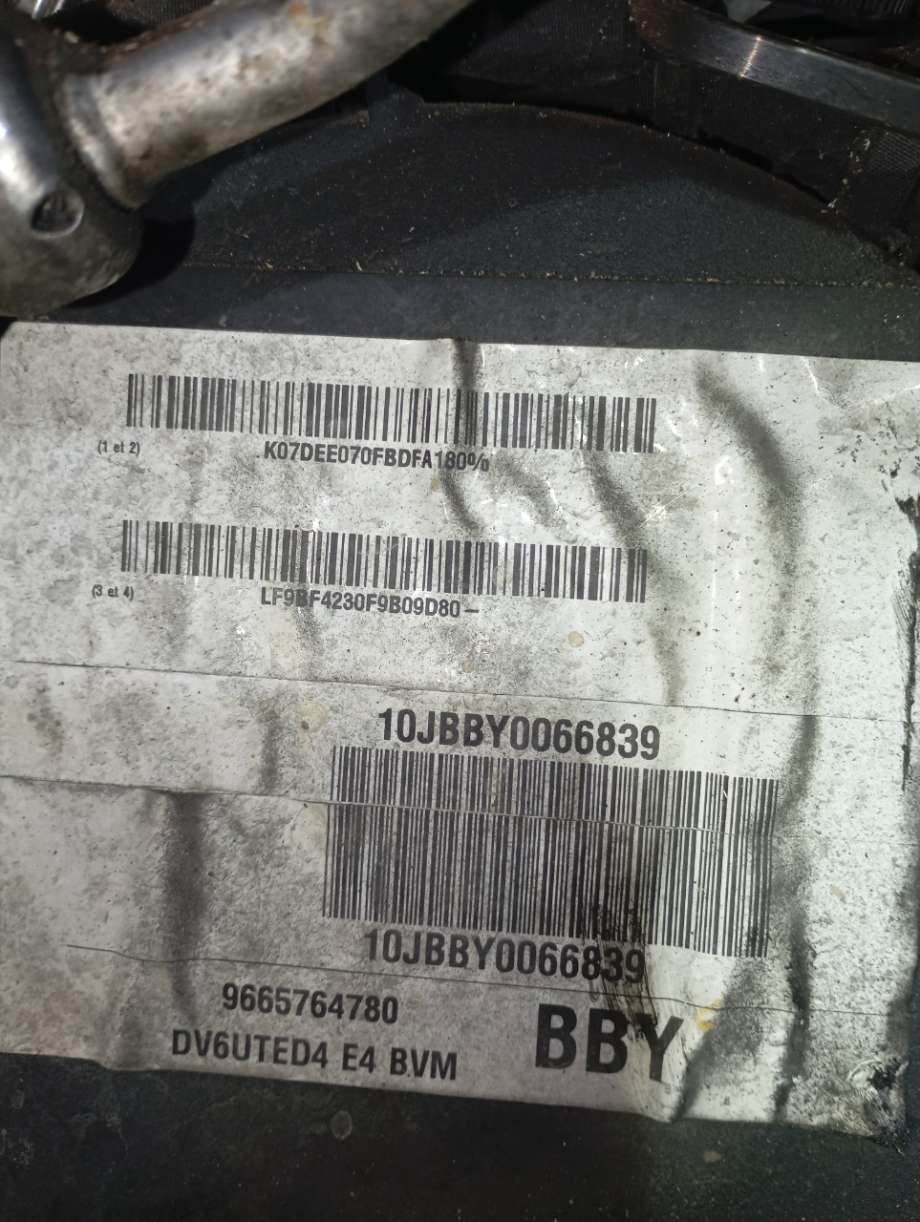 Motor diesel til Citroën Jumpy 2007-2016 (Type II)  (|DV6UTED4)