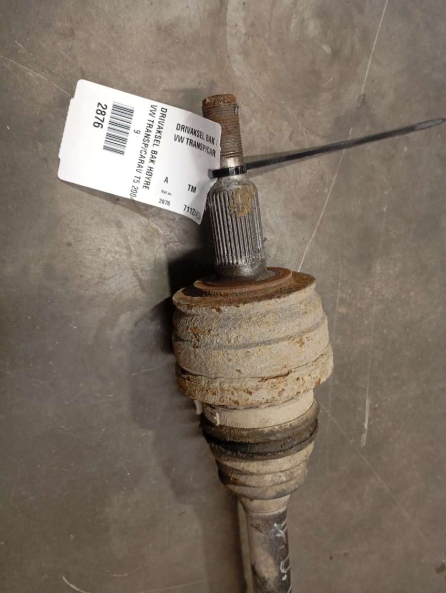 Drivaksel høyre bak til VW Transporter / Caravelle 2003-2009 (Fase 1) (T5) (T5) 