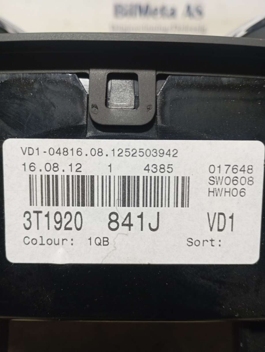 Speedometer til Škoda Superb 2008-2015 (Type II)  (|3t1920841j)