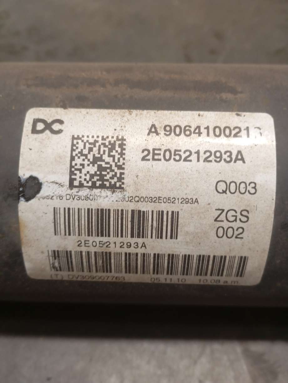 Mellomaksel til VW Crafter 2006-2011 (Type I, Fase 1) (|a906410021|2e0521293a)