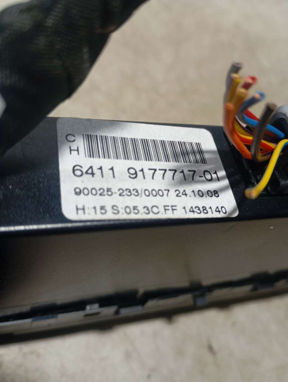 Varmeapparat betjening til BMW 5-Serie 2003-2010 (E60/E61) (E60/E61) (|64119177717)