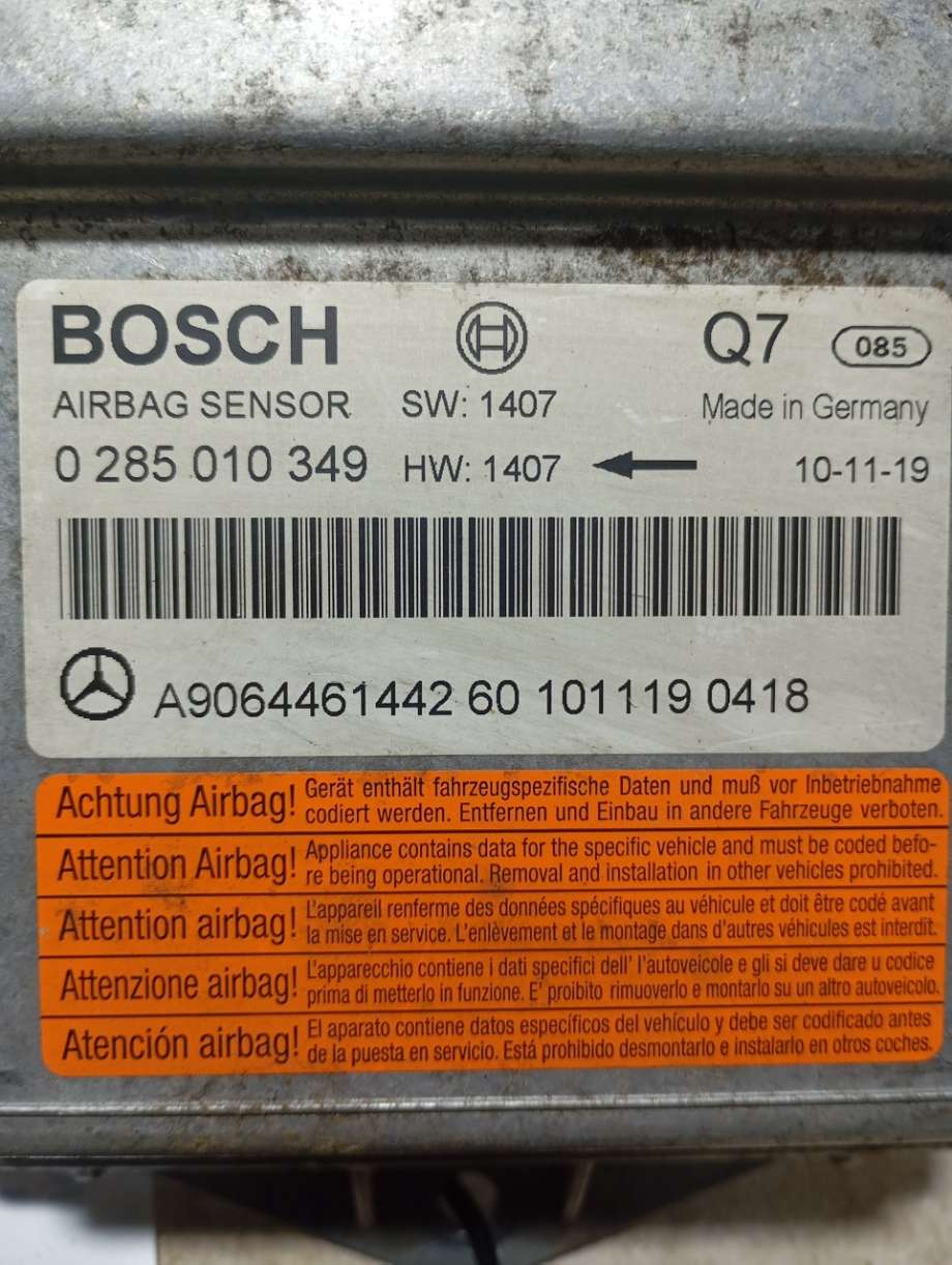 Airbag elektronikk til Mercedes Sprinter 2006-2013 (Fase 1) (906) (906) (|a9064461442)