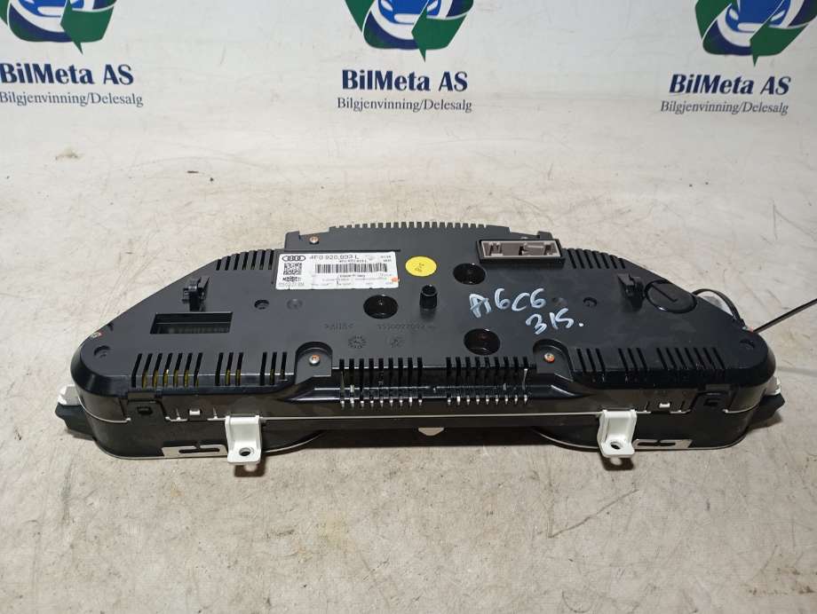 Speedometer til Audi A6 2005-2008 (Type III, Fase 1) (C6) (C6) (|4f0920933L)