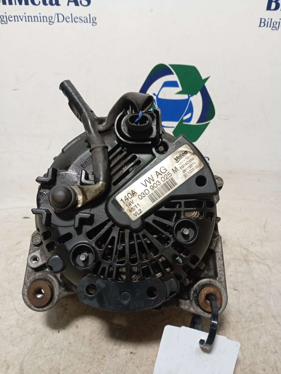 Dynamo til VW Polo 2009-2014 (Type V, Fase 1)  (|03D903025M)